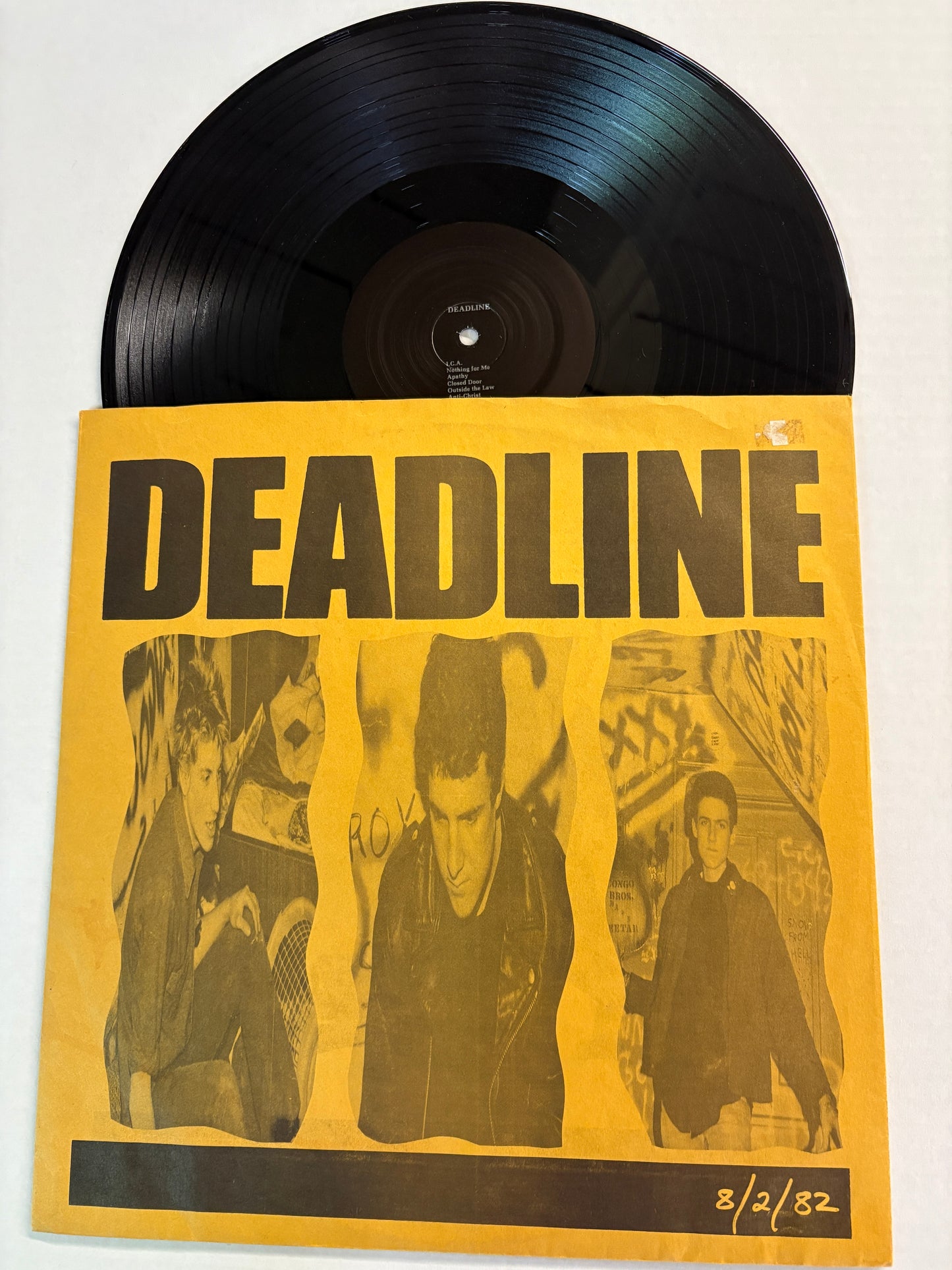 Deadline 8/2/82 Rare Punk Record Ltd 1000 copies
