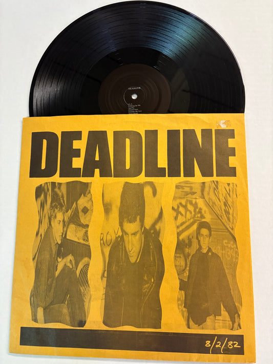 Deadline 8/2/82 Rare Punk Record Ltd 1000 copies